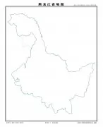 黑龙江省轮廓地图
