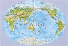 世界地形地图高清