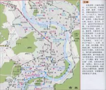 吉林城区旅游地图