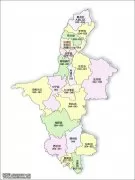 宁夏各市县分布图