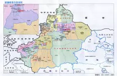 新疆行政区划图+行政统计表