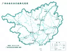 广西标准地图（铁路版）