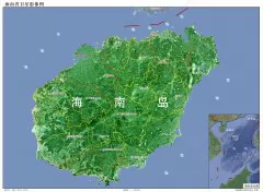 海南省卫星影像图