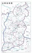 山西省标准地图(1:4000000)