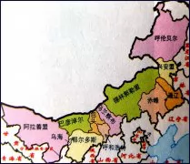 内蒙古地图简图