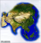 亚洲概貌图