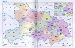 湖北省行政区划图+行政统计表