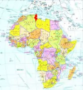 非洲地图中文版
