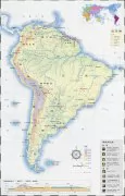 南美洲地图高清版大图
