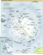 南极洲地图英文版