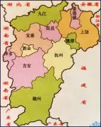 江西地图简图