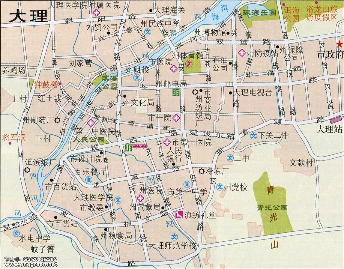 云南旅游地图详图 - 中国旅游地图 - 地理教师网
