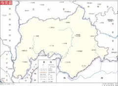  马关县标准地图 