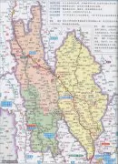  迪庆藏族自治州地图 