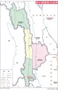  怒江州标准地图 