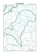红原县标准地图