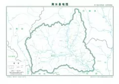  四川阿坝黑水县地图自然地理版 