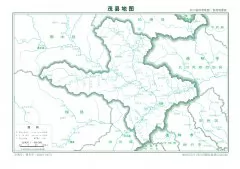 四川阿坝茂县地图自然地理版