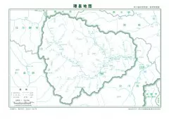  四川阿坝理县地图自然地理版 