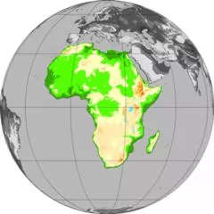 非洲在地球上的位置