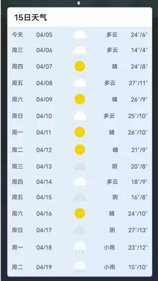 天气预报精准版安装app v2022.04.09 安卓版 3