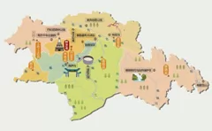 西藏林芝市旅游地图