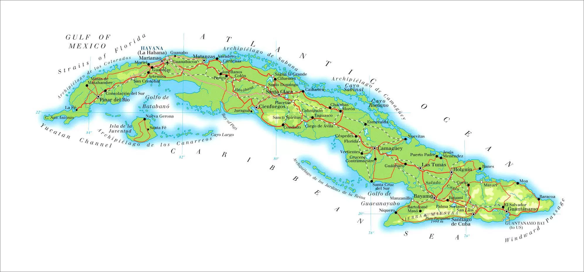 古巴共和国-地图 向量例证. 插画 包括有 海洋, 海岛, 古巴, 哈瓦那, 城市, 地理, 向量, 海湾 - 32512150