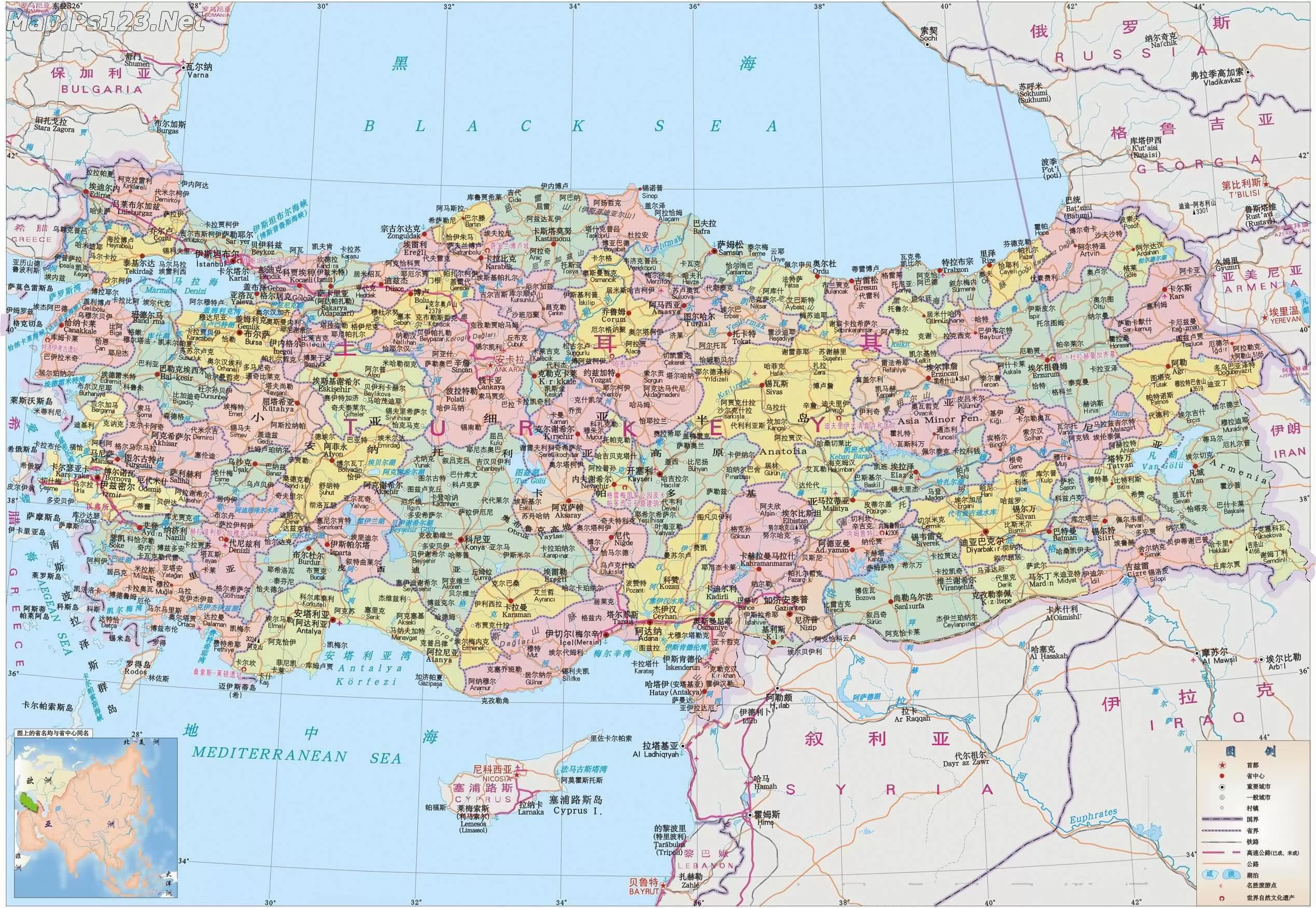 【地图看世界】土耳其（1）：追寻昔日强大帝国遗产的迷失者 - 知乎