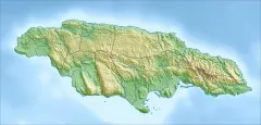 牙买加地势图