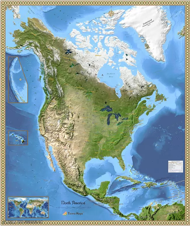 北美洲地图集