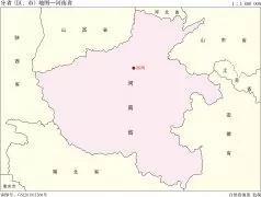 中国分省地图―河南省地图有邻区