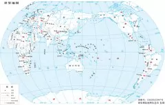 世界政区地图高清版大图