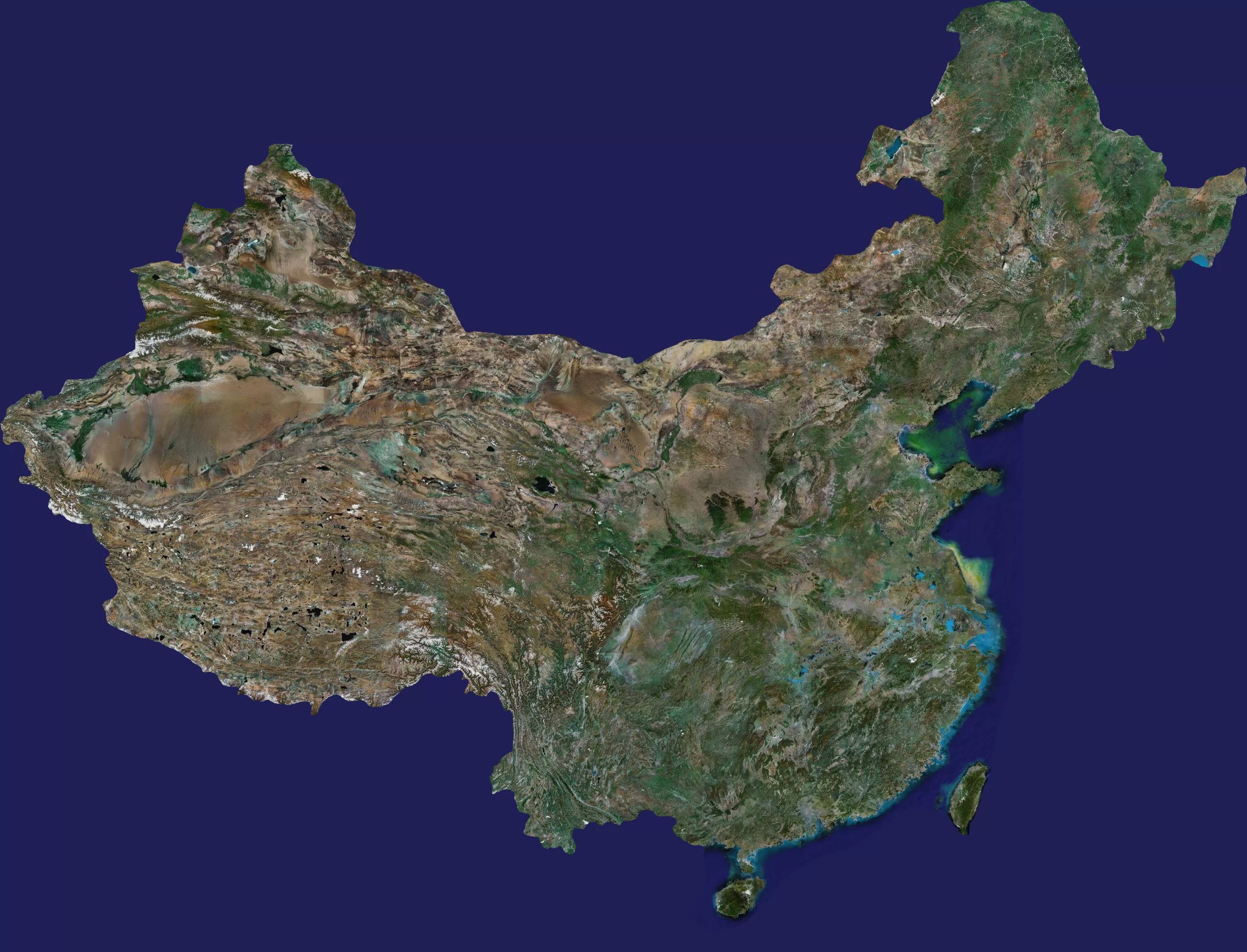 河北省最新卫星影像图-河北省2021年卫星图-河北省今年4月份卫星图@北京亿景图