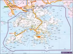 香港地图高清版