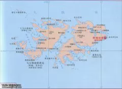 马尔维纳斯群岛地图