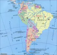 南美洲地图全图