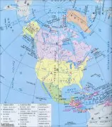 北美洲全图