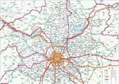 北京市旅游交通地图