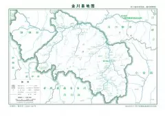  四川阿坝金川县地图基础要素版 