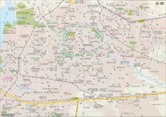 合肥城区地图
