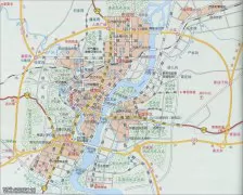 南充城区地图