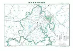 内江市市中区标准地图