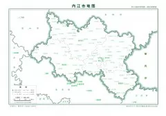 内江市标准地图