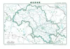 威远县标准地图