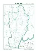 布拖县标准地图