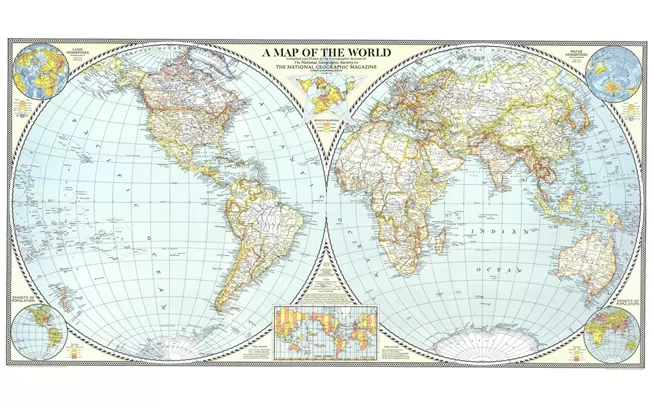 世界地图高清版大图(5) - 世界地图全图 - 地理教师网