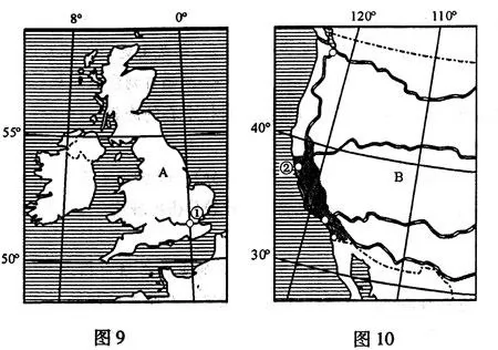 高考地理试题地球上的水